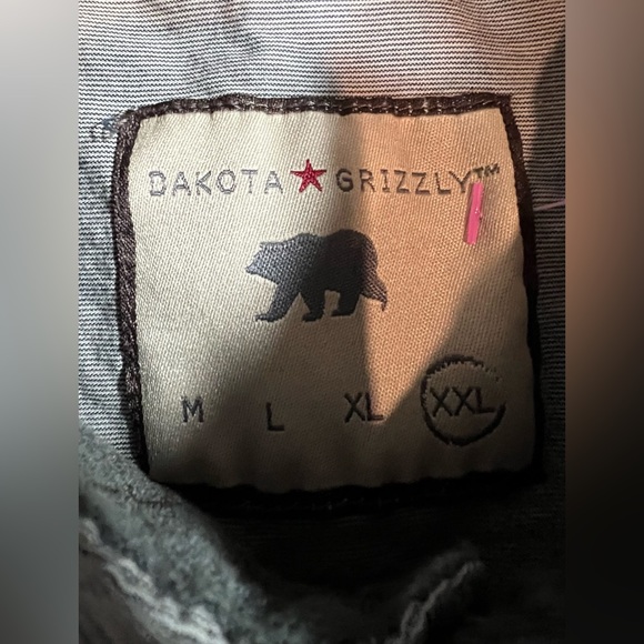 Dakota Grizzly Short Sleeve Button Down Gray Men's Shirt Size XXL - Picture 4 of 5